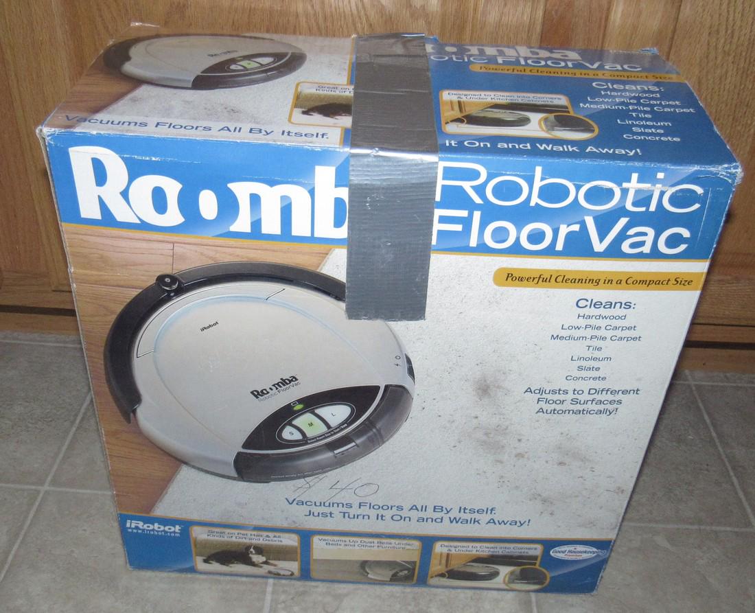 Roomba Robotic Floor Vac: This was used