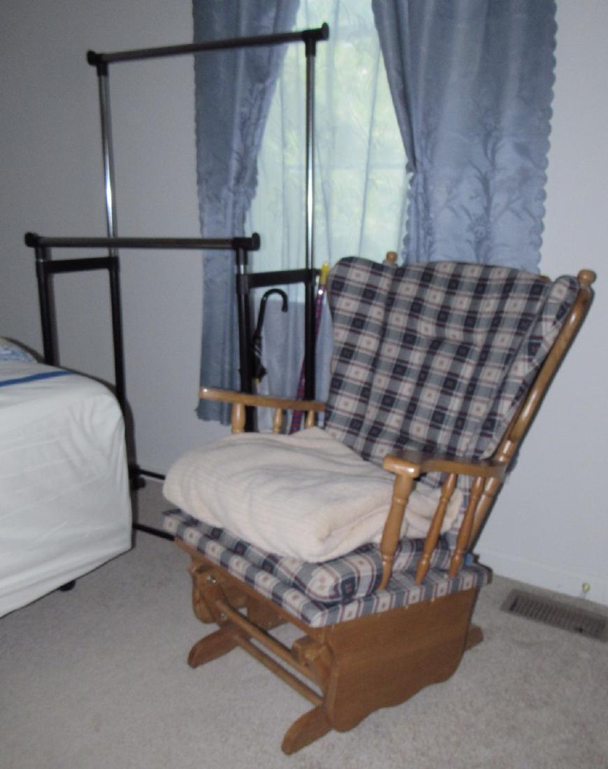 Glider Rocker Clothe stand Broom Umbrella: Getting all 4 pictured