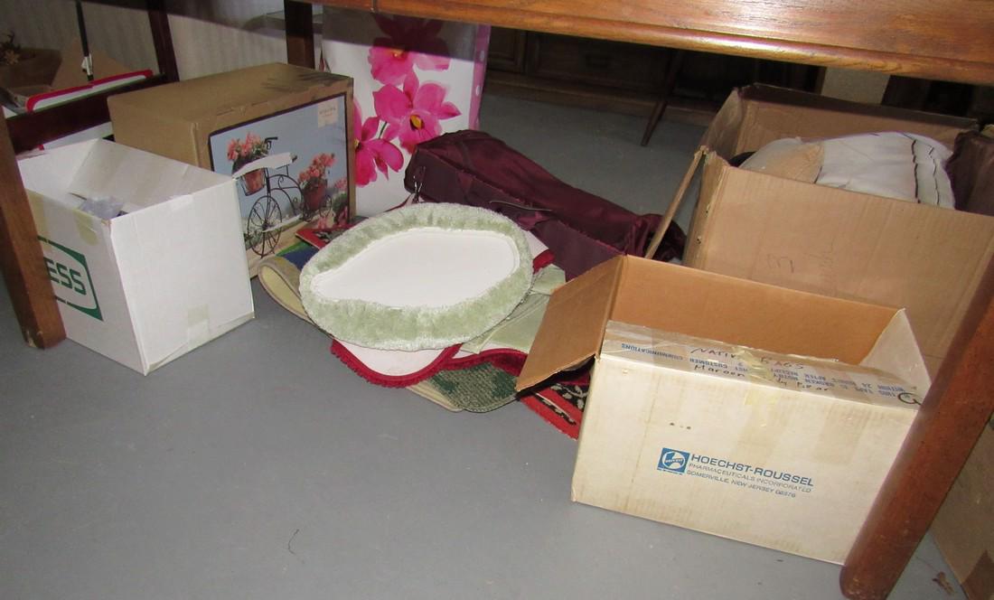 Contents Under 2 Tables: Lot includes everything pictured under 2 tables. Take what you want, leave what you don't