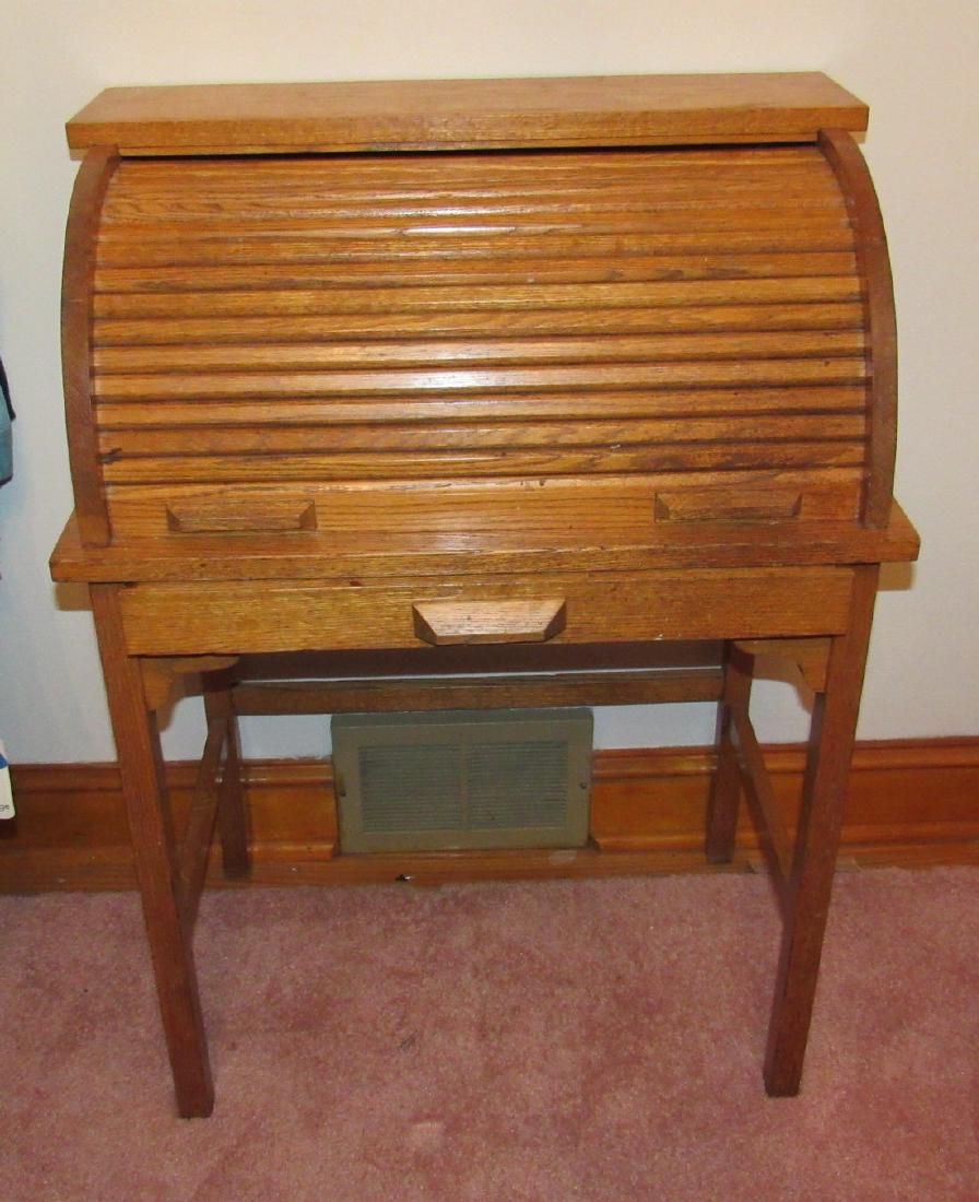 Oak Childs Rolltop Desk Jun 17 2019 M J Stasak Jr Auction