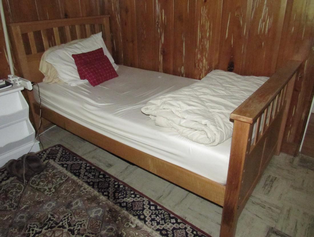 Twin Bunk Beds: Twin Bunk Beds. Forgot to take picture of other section, that is stored in another room.