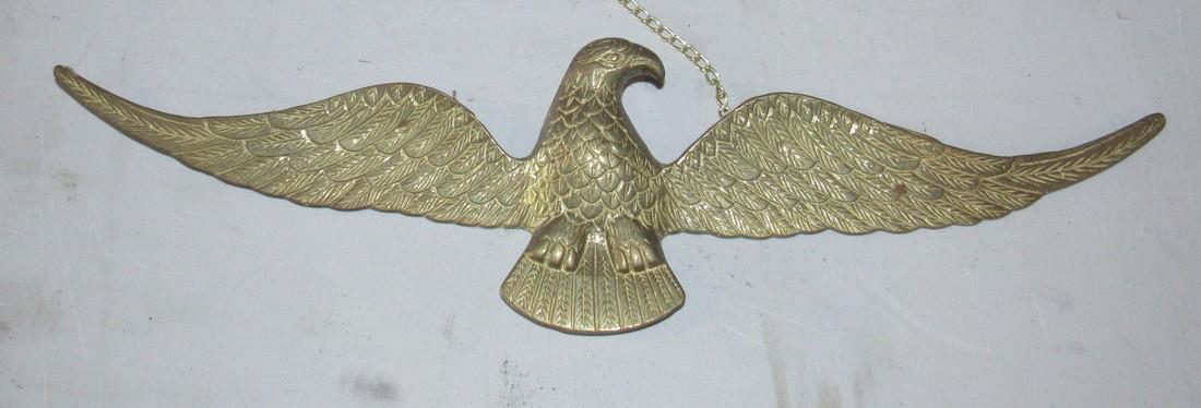 Brass Eagle: Approx 16 1/2" long