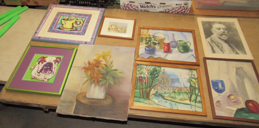 Oil Paintings and Prints Samuel Groff: Largest Oil Painting is approx 16" x 20"