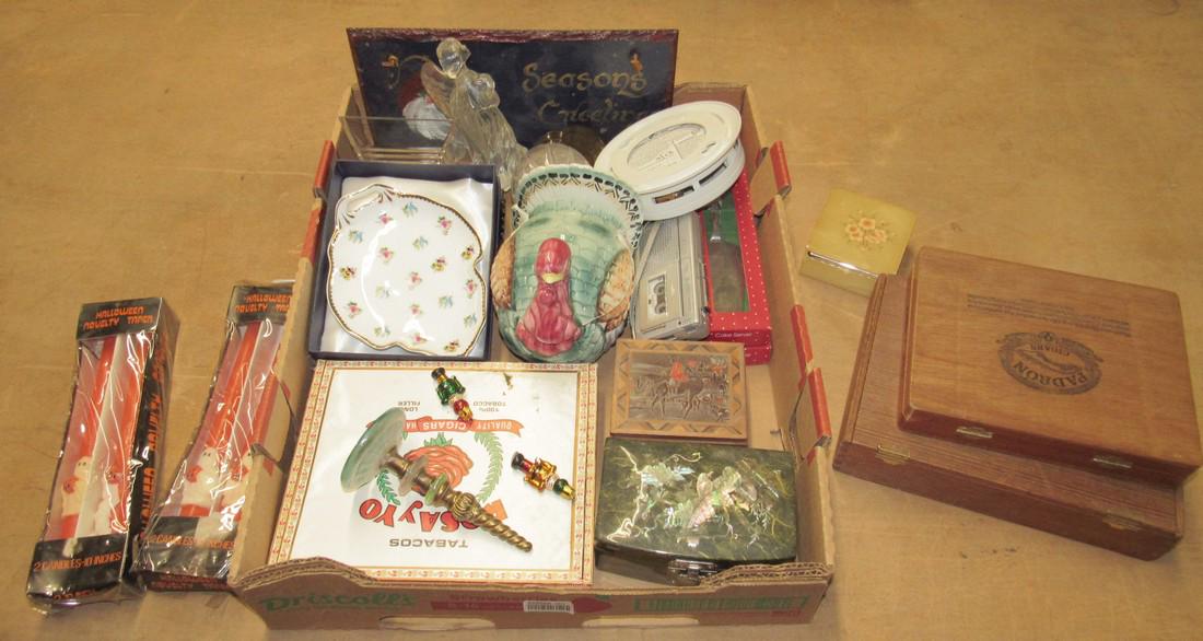 Halloween Candles Jewelry Boxes Christmas Slate: Getting all pictured. Slate is approx 6" x 12"