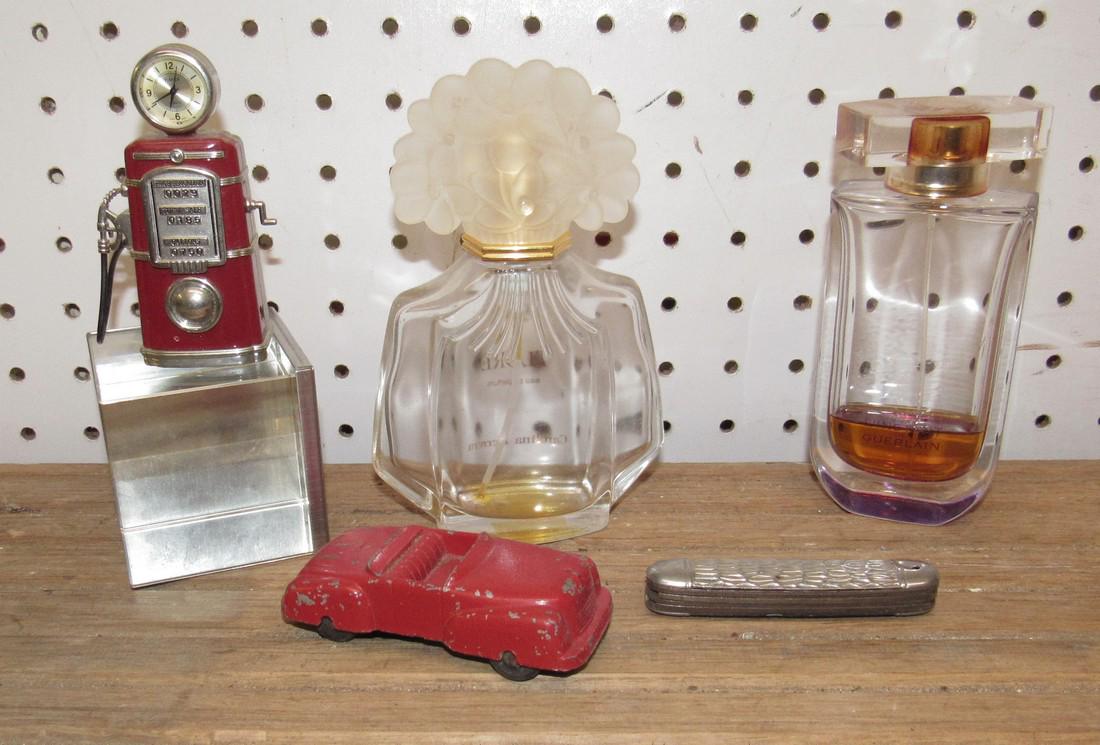 Slik Toys Car Timex Gas Pump Clock Perfume Bottles: Getting all pictured