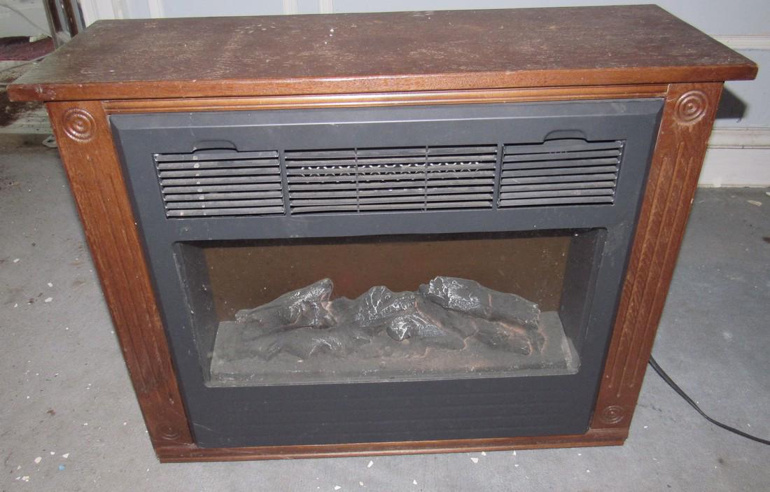 Electric Infrared Fireplace: Approx 11" x 31 1/2" x 25 1/2"