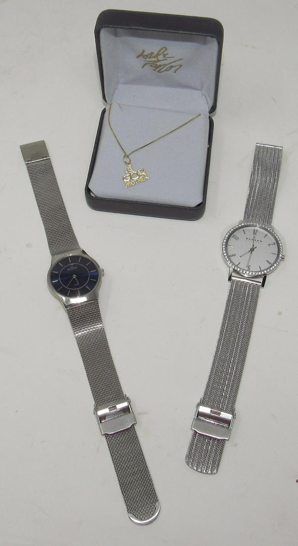 2 Skagen Watches and God Mother Charm: Getting all 3 pictured