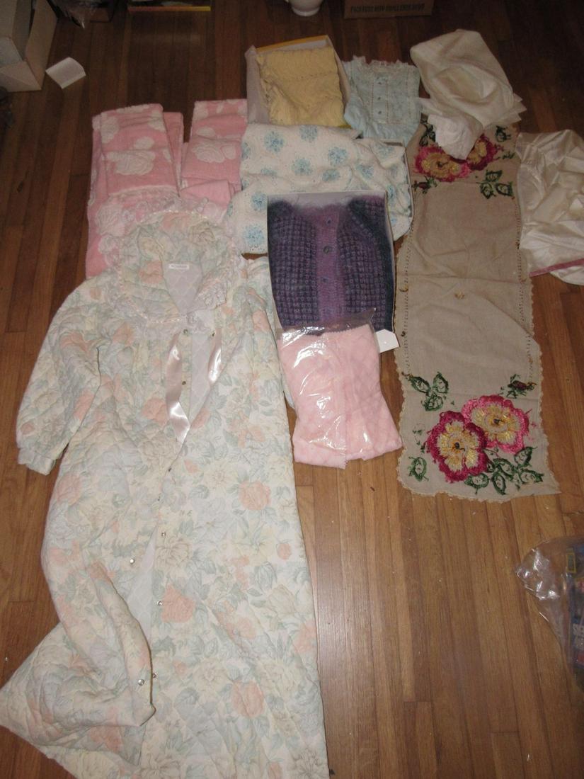Vintage Clothing Towels Crib Afghans: Getting all pictured