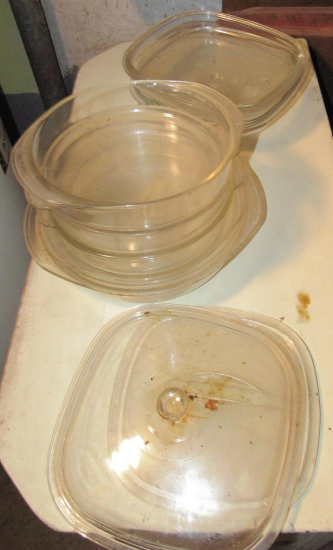 Pyrex Casseroles and Lids: Getting all pictured