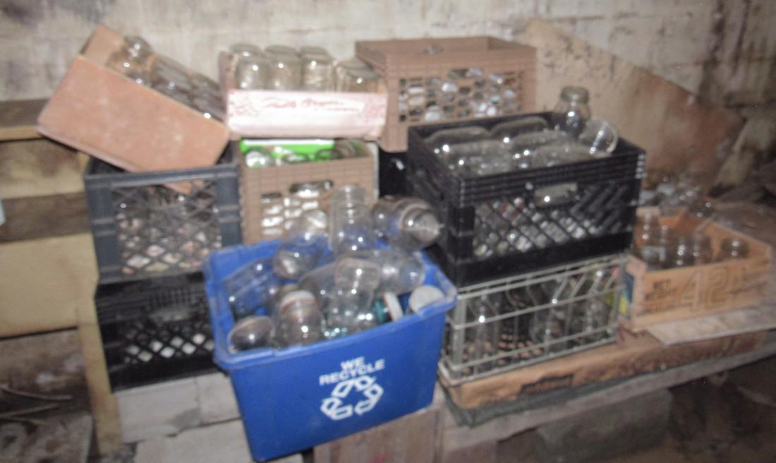 Mason Jars Cold Cellar Contents: Getting all pictured. Take what you want, leave what you don't