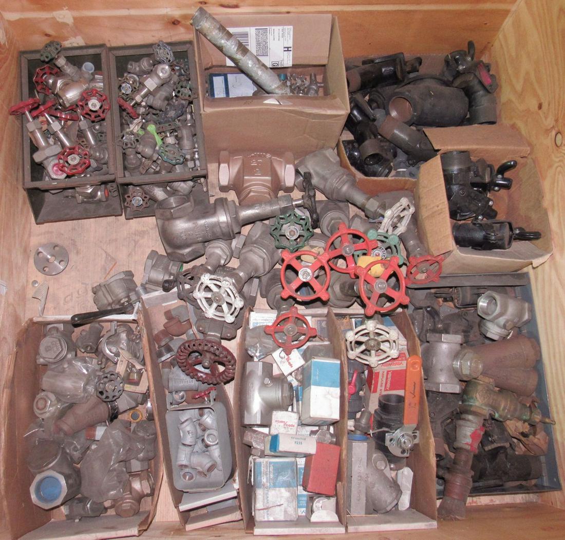Pallet Full of Check Valves and Misc Valves Steampunk (1 of 5)