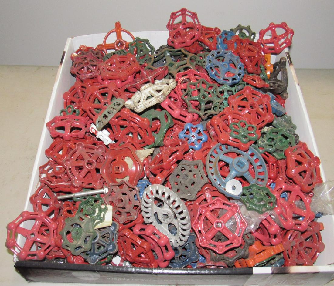 Huge Box Filled with Valve Handles Steam Punk (1 of 2)