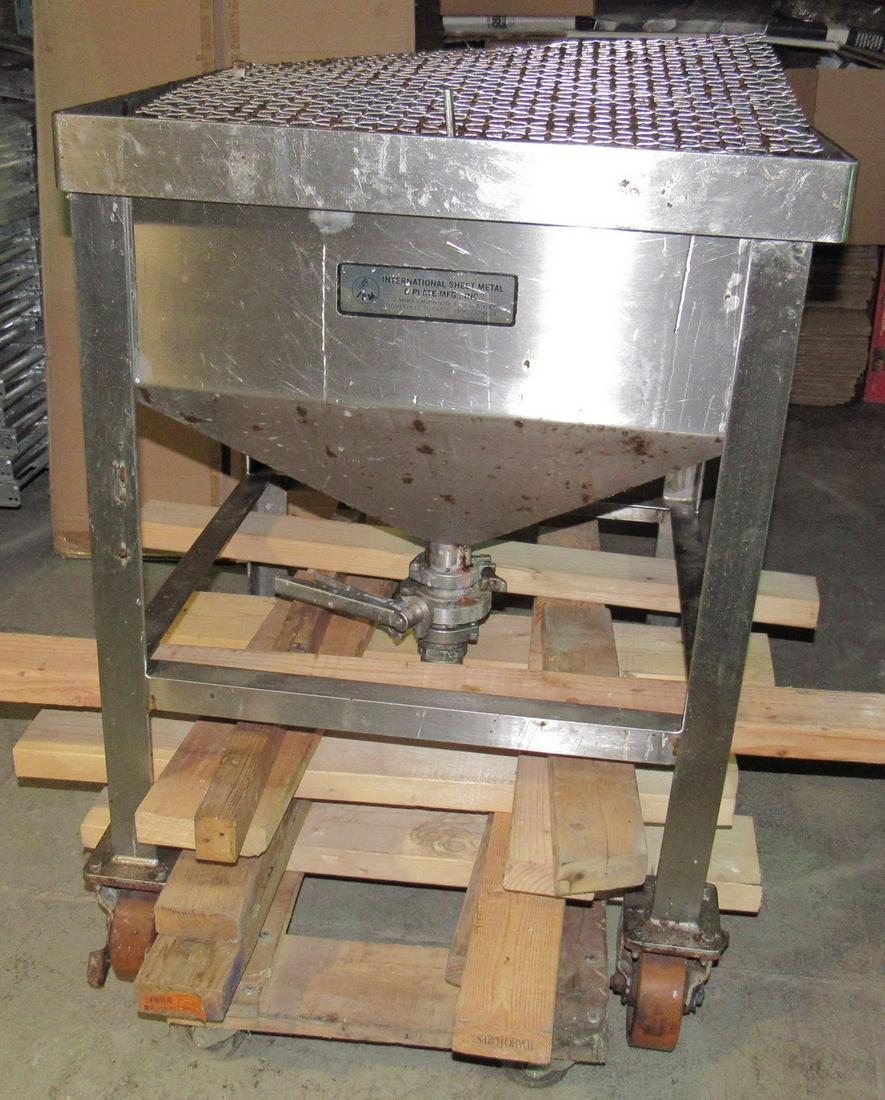 Rolling Stainless Steel Tub (1 of 7)