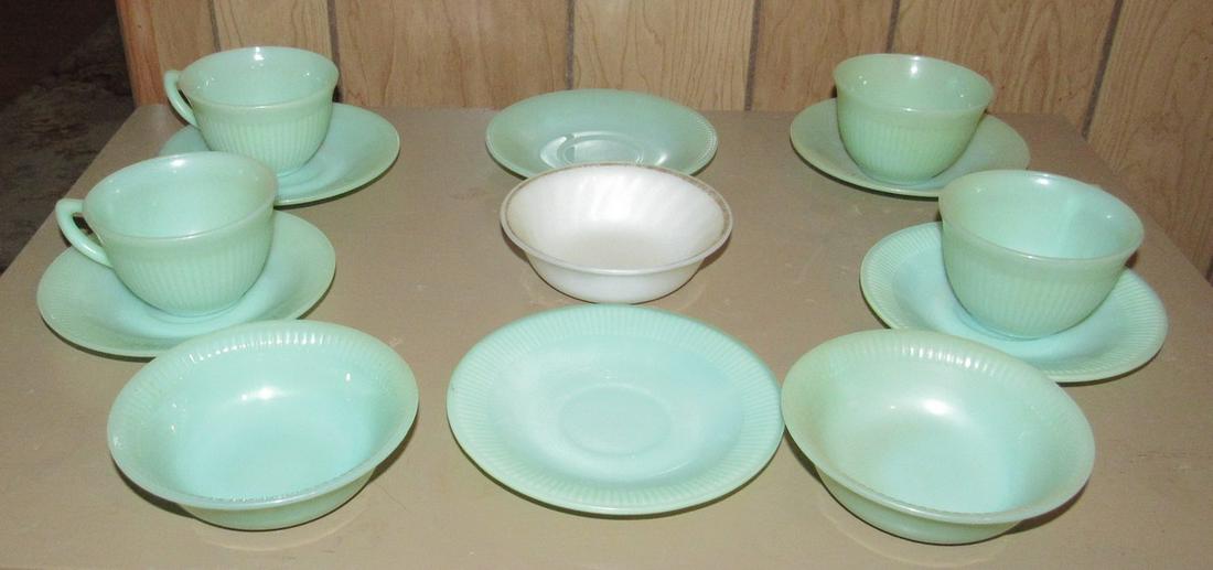Fire King Cups Saucers and Bowls (1 of 2)