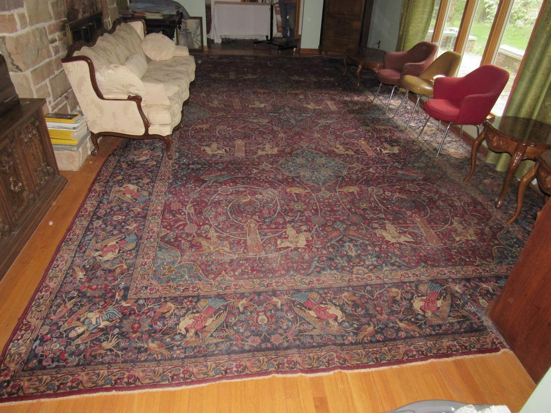 Antique Persian Room Size Rug (1 of 14)
