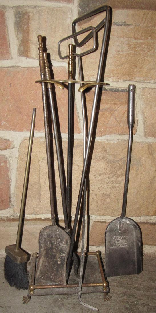 Fireplace Tools With Screen And Logholder Aug 18 2019 M J