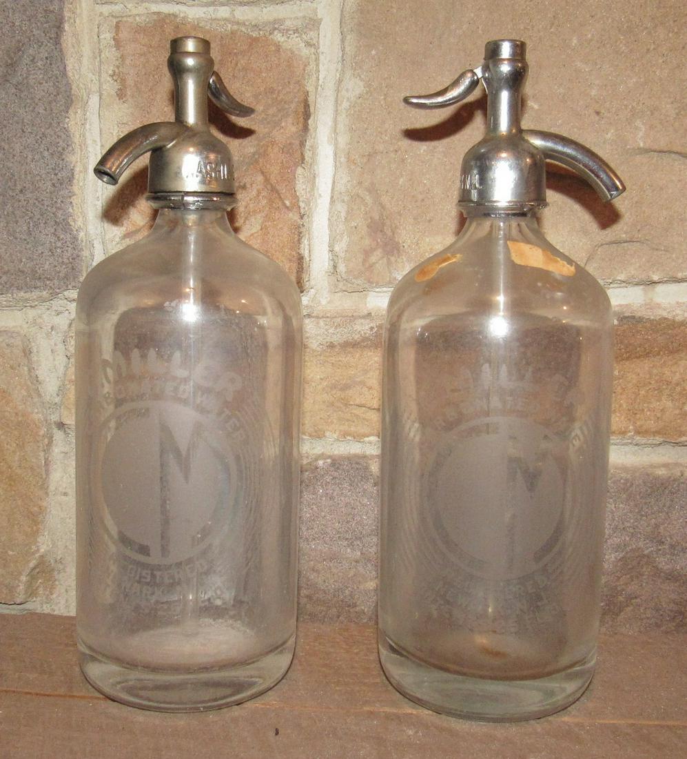 2 C. Miller Newark NJ Seltzer Bottles (1 of 2)