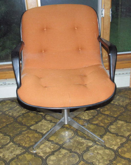 Vintage Steelcase Mid Century Modern Style Arm Chair
