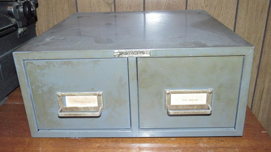 Vintage Steelmaster Index Card Cabinet (1 of 2)
