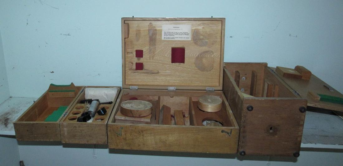 3 Boxes with Misc Parts Nippon Kogaku Metallurgical (1 of 4)