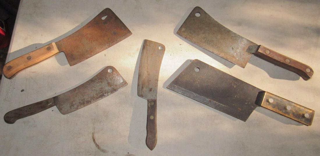 Antique / Vintage Meat Cleavers (1 of 3)