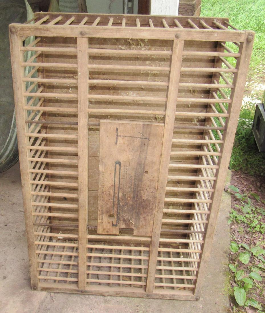 Wooden Chicken Crate (1 of 2)