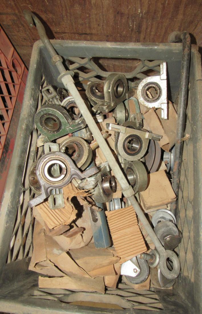 Crate Filled with Pillow Blocks and Pulleys: Getting crate and contents