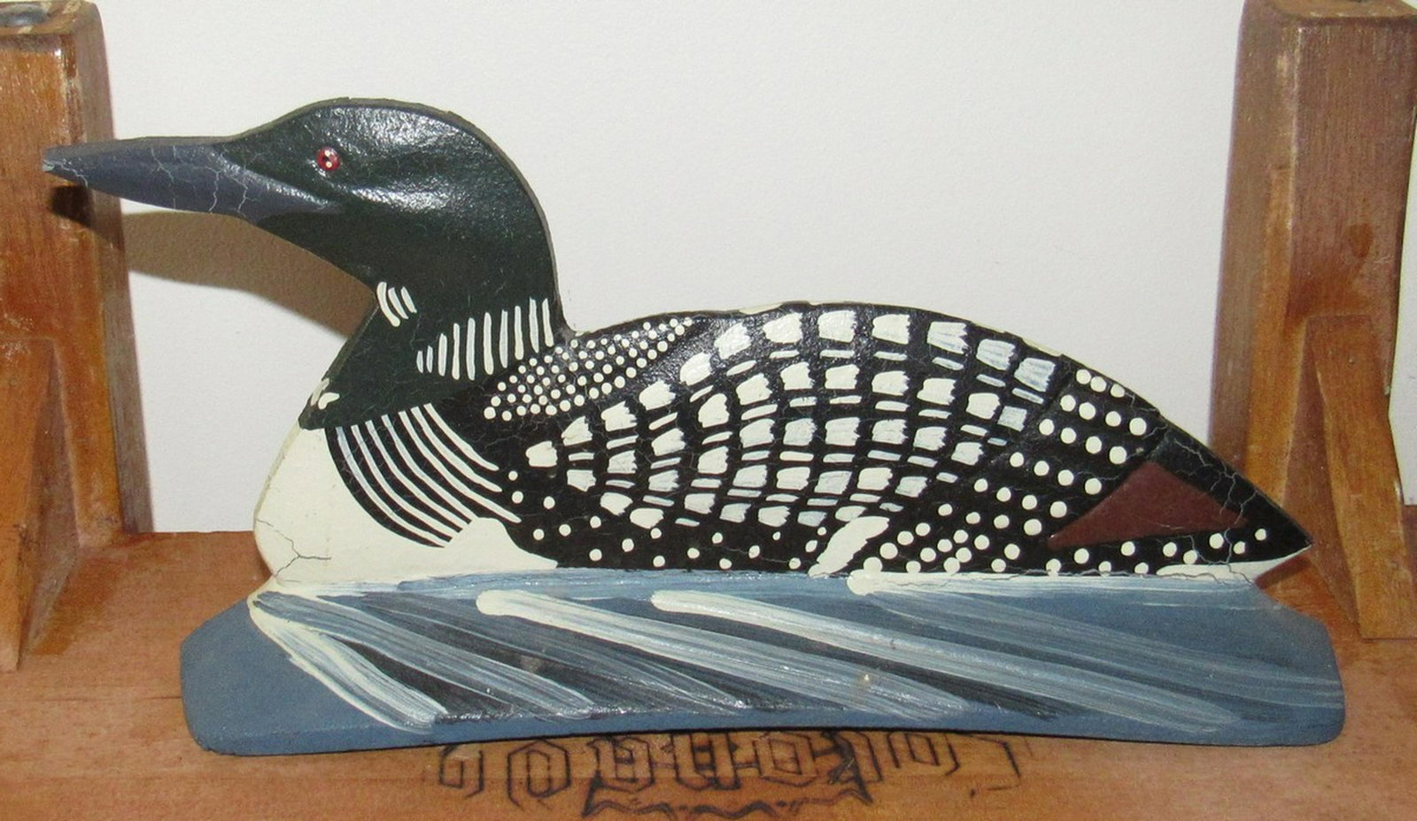 Cast Iron Loon / Duck Doorstop: Approx 12" long and 6" tall