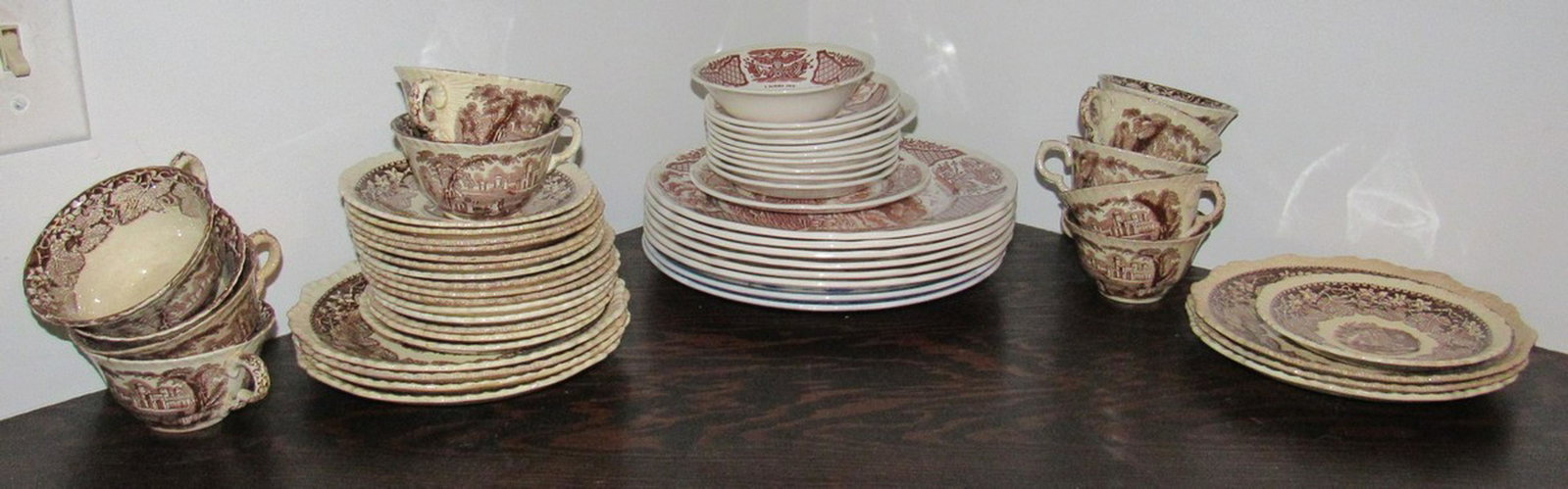 Masons Vista Cups Saucers Plates and Fair Winds: Getting all pictured
