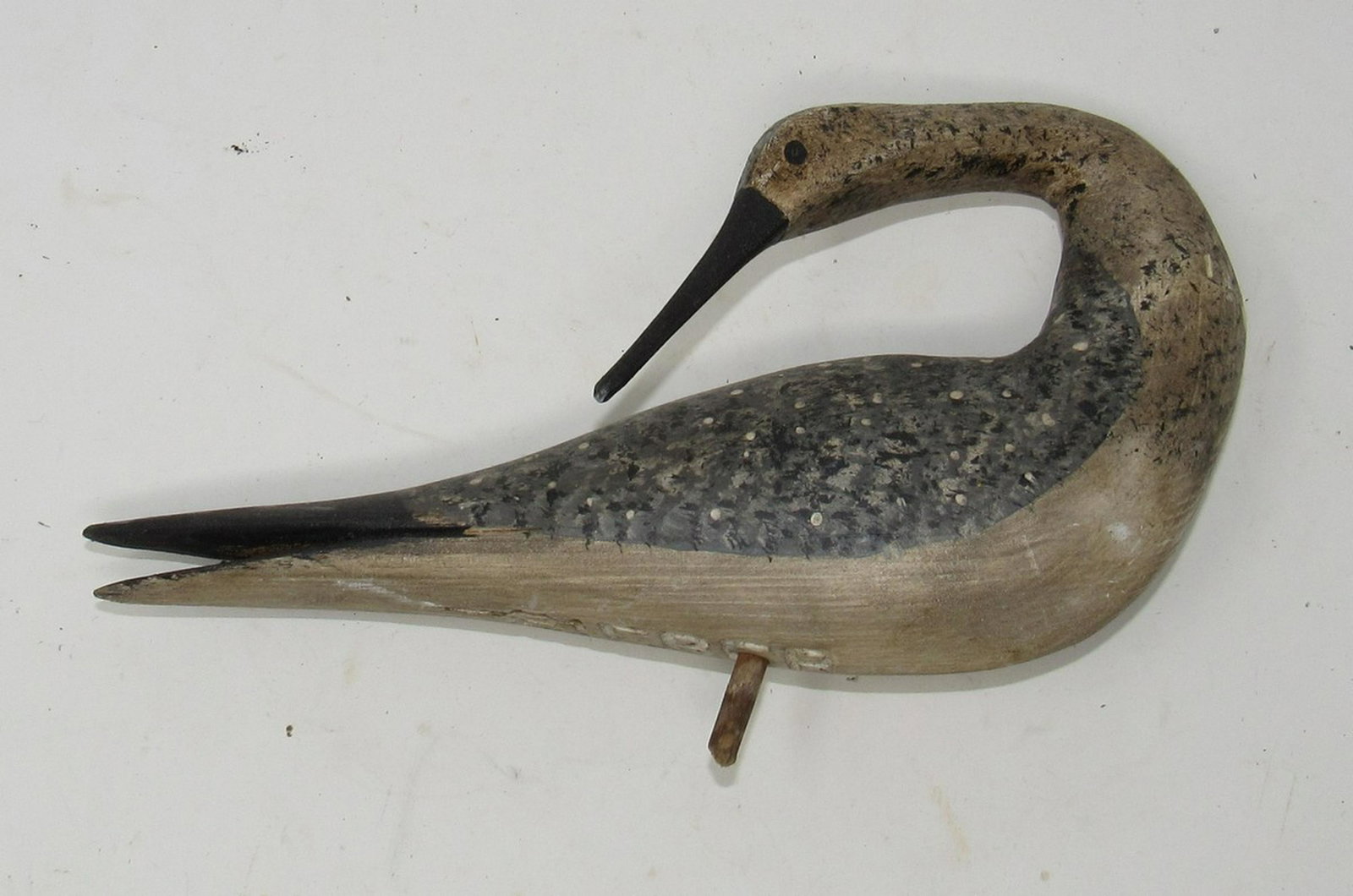 Bruce Bieber Carved Decoy: Approx 10" long