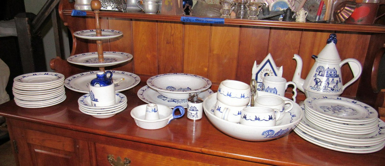 Provincial Blue Poppy Trail California Made Dinnerware: Getting all pictured