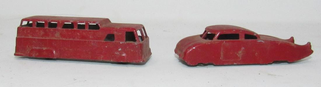 Midgetoy Bus and Car: Bus is approx 3 1/2" long