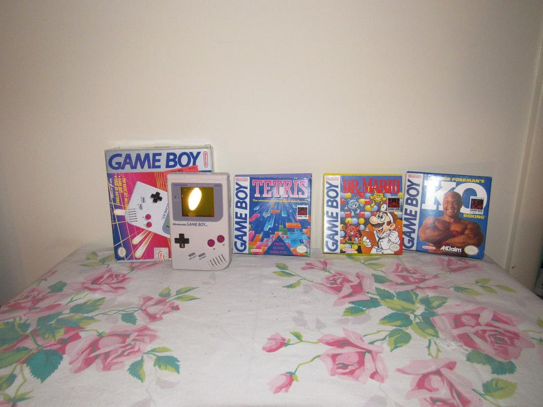 Nintendo Game Boy Games Tetris Dr Mario George Foreman: Getting all pictured