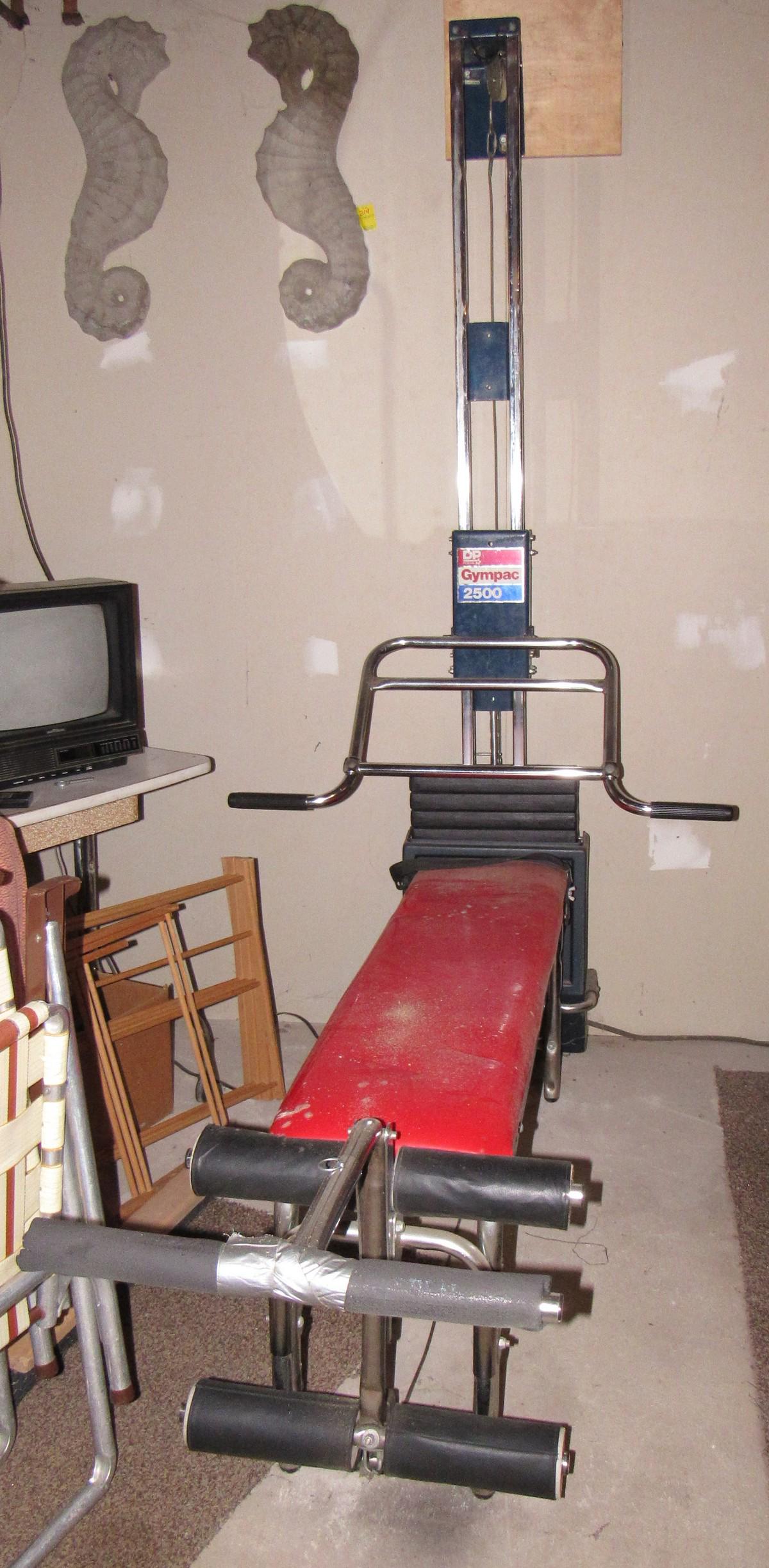 Gympac 2500 Work Weight Bench: Sold as pictured
