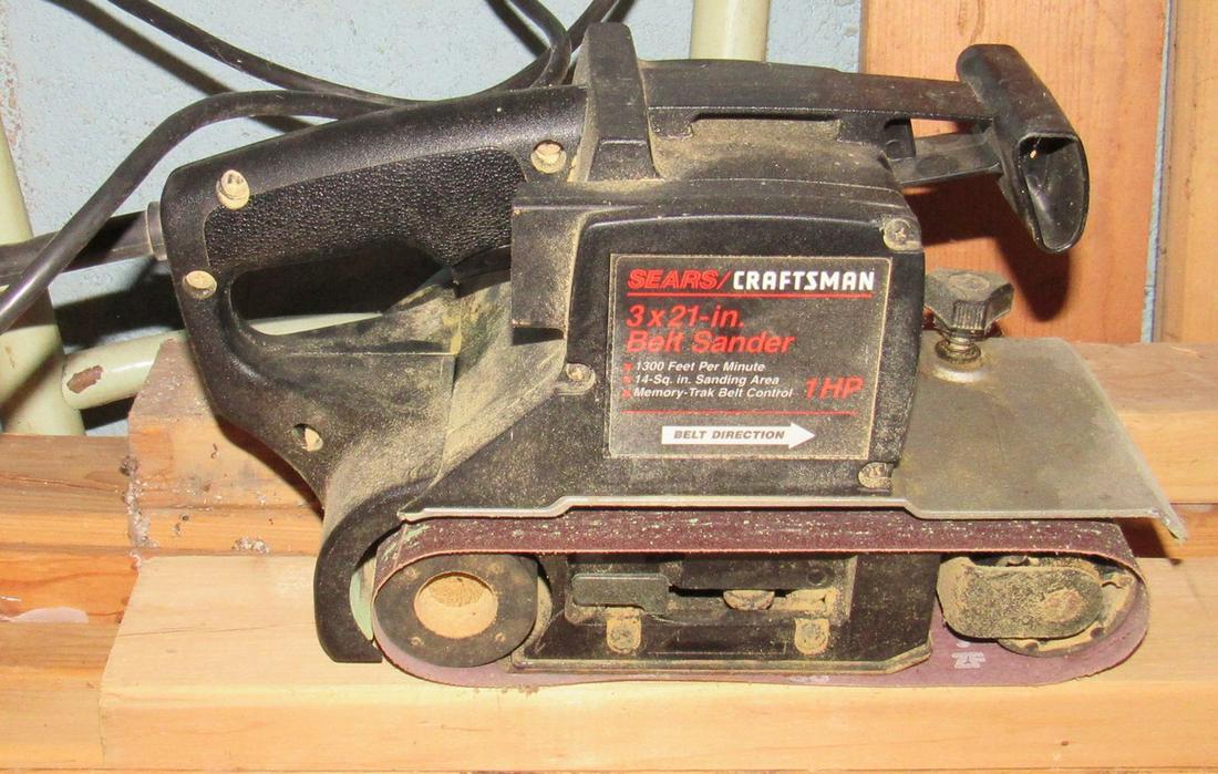 Craftsman 1hp 3x21 Belt Sander: Works !