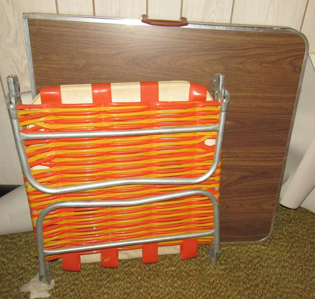 Folding Table and Lounge Chair: Getting both