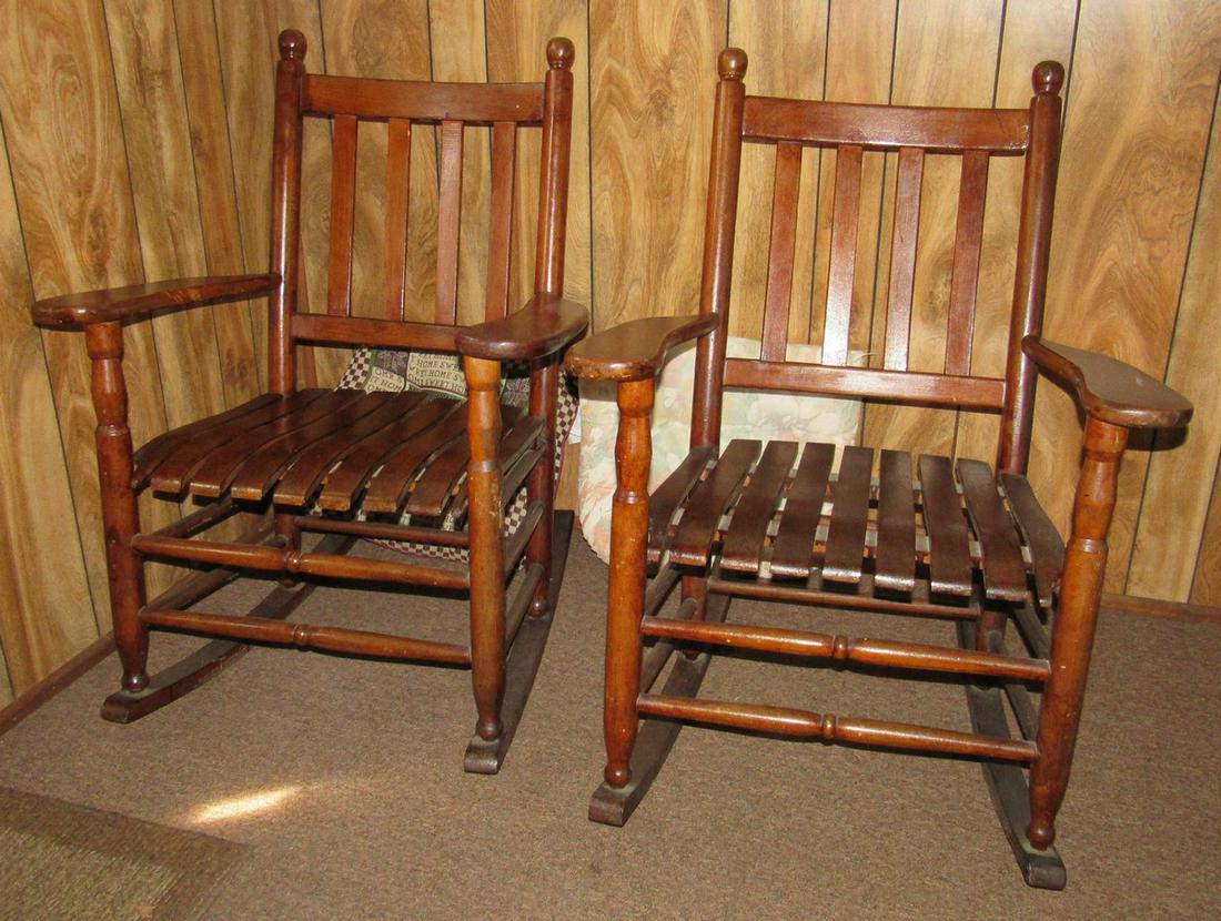 Pair of Rockers: Getting chair pads with them.