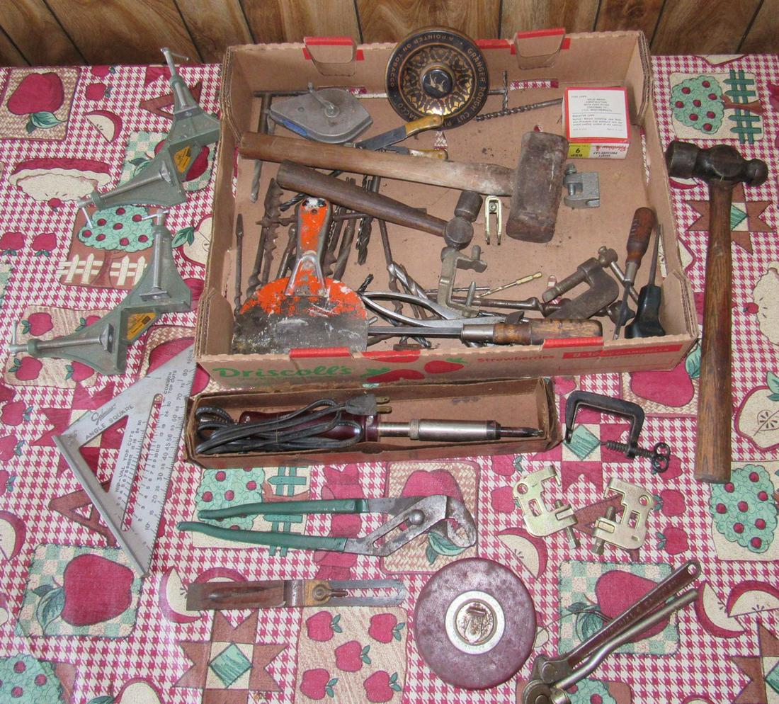 Channel Locks Corner Clamps Hammer Tool Lot: Getting all pictured