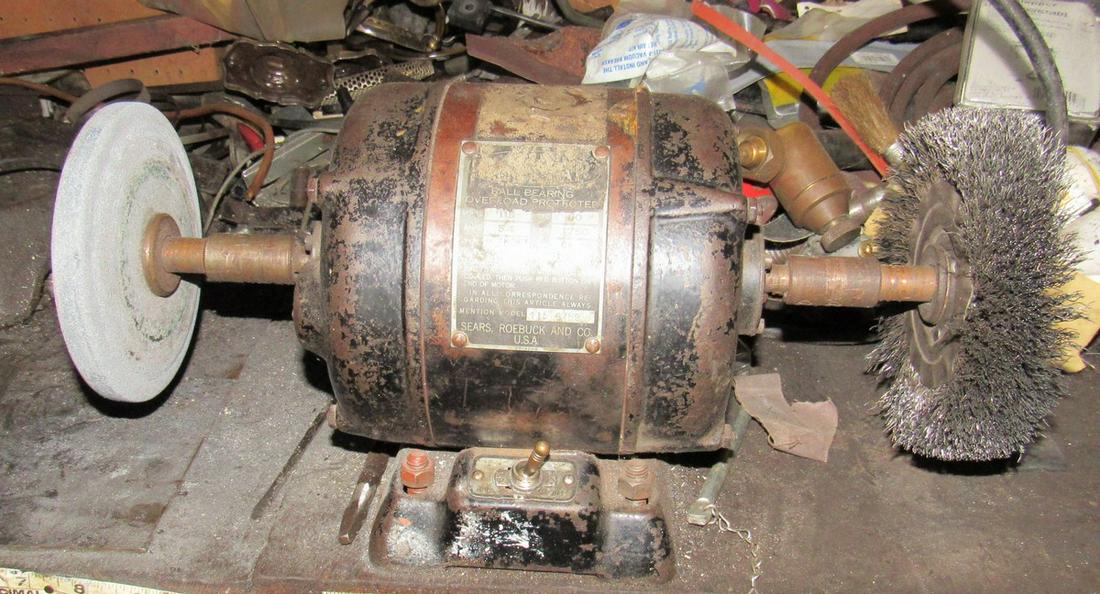 Sears Roebuck Bench Grinder: Buyer must remove from work bench