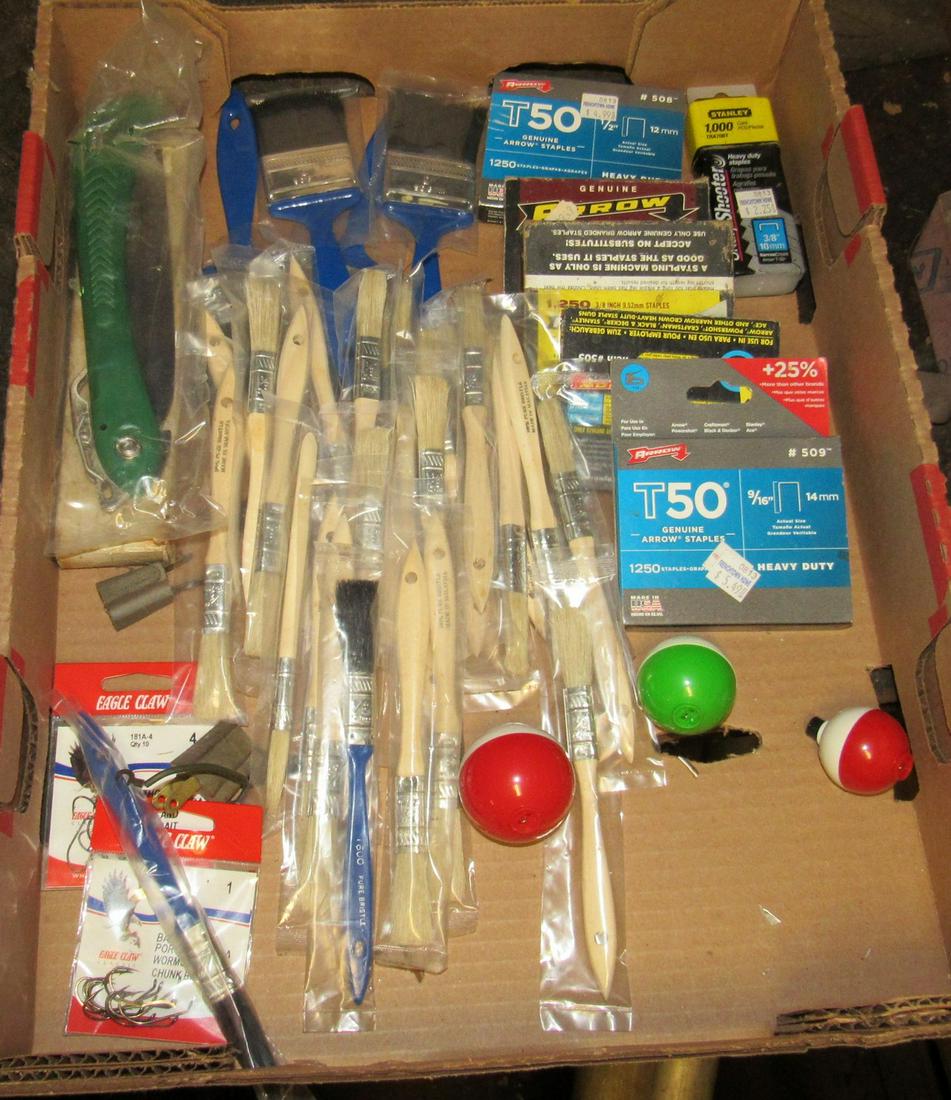 Brushes Staples Pruning Saw: Getting all in box