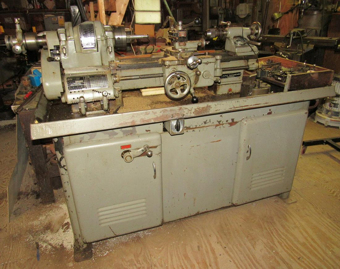 South Bend CL187ZB Metal Lathe: 3 Phase . Takes approx 18" long stock 5" in diameter ( APPROX!). Pick up is day #2 ! Call to schedule an appoinment ! We do not have any equipment to load this item onsite. It is buyer responsibility 