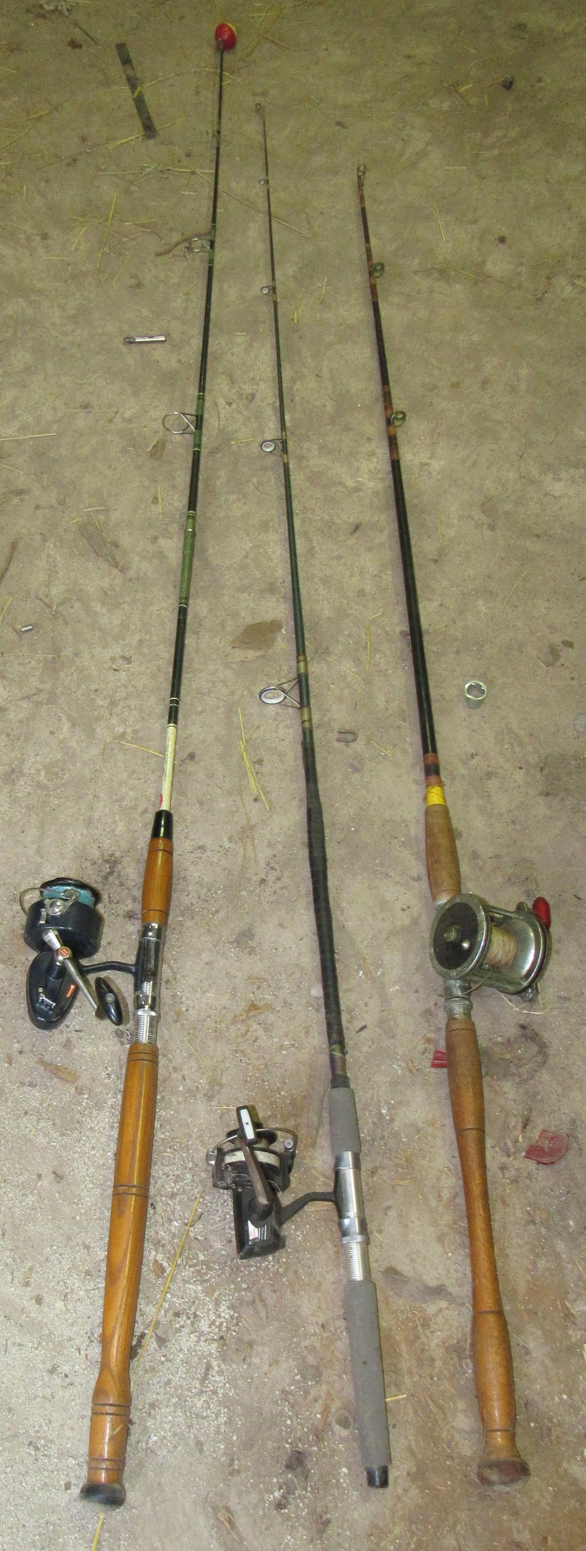 Fishing Poles Penn Senator Garcia Mitchell Reels: Getting all 3