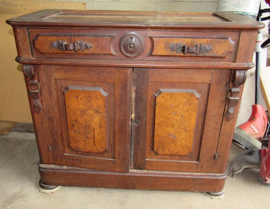Washstand: Approx 16" x 33 1/2"X 29 1/2" tall.