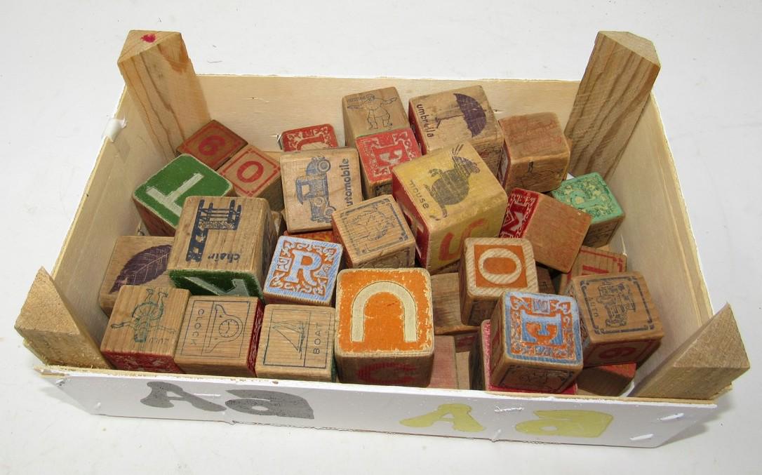 Box of Wooden Blocks: Getting all pictured