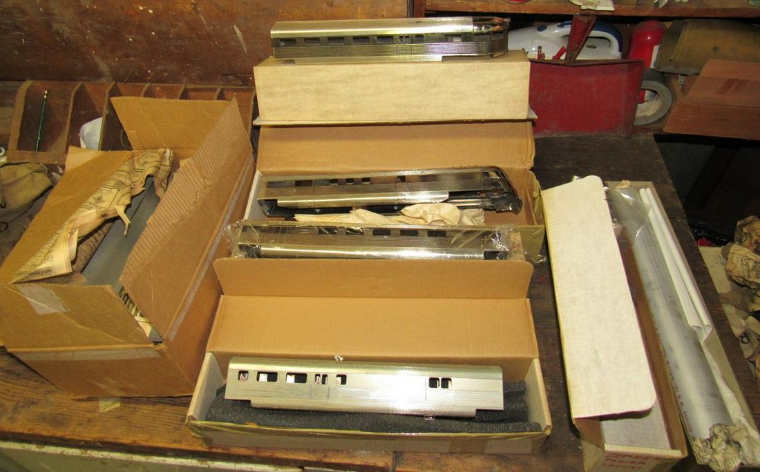 Locomotive Workshop Zephyr Train Cars: Lot includes all pictured, including boxes marked power cars
