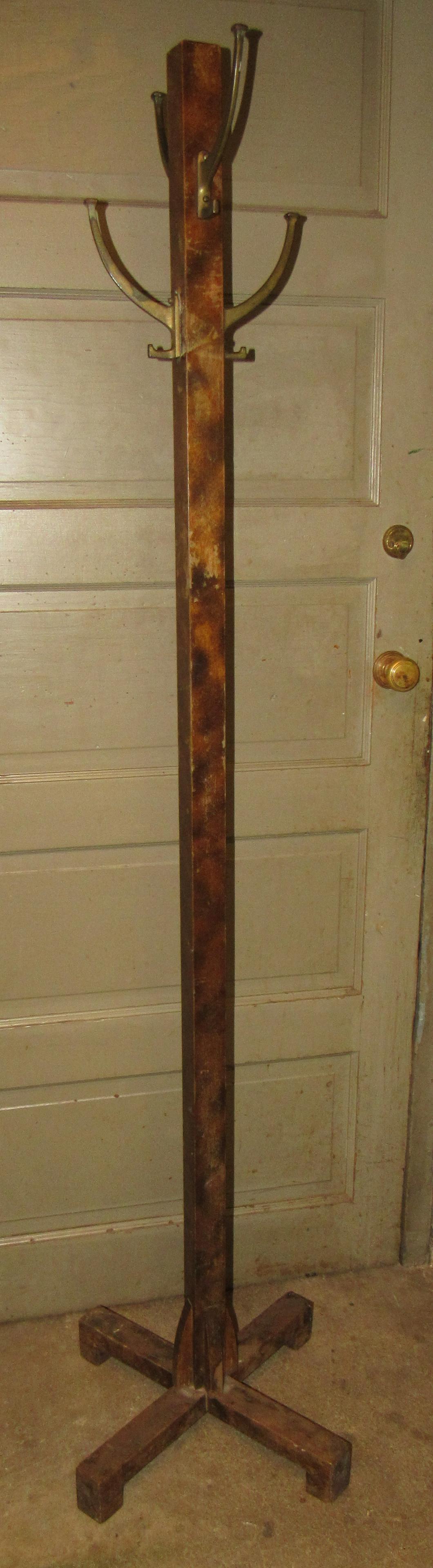 Coat Rack: Approx 66" tall.