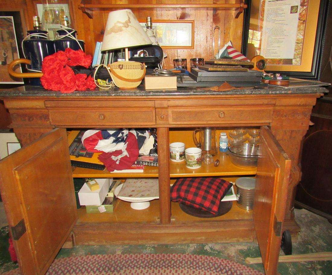 Misc Contents: Lot includes all items on and in. Does not include credenza. Pick up is preferred in morning