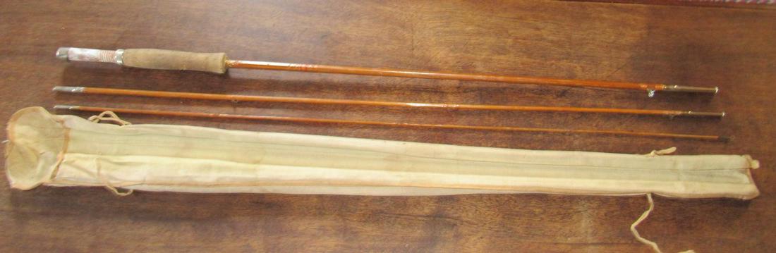 Bamboo Fly Fishing Rod: Approx 8'7" long