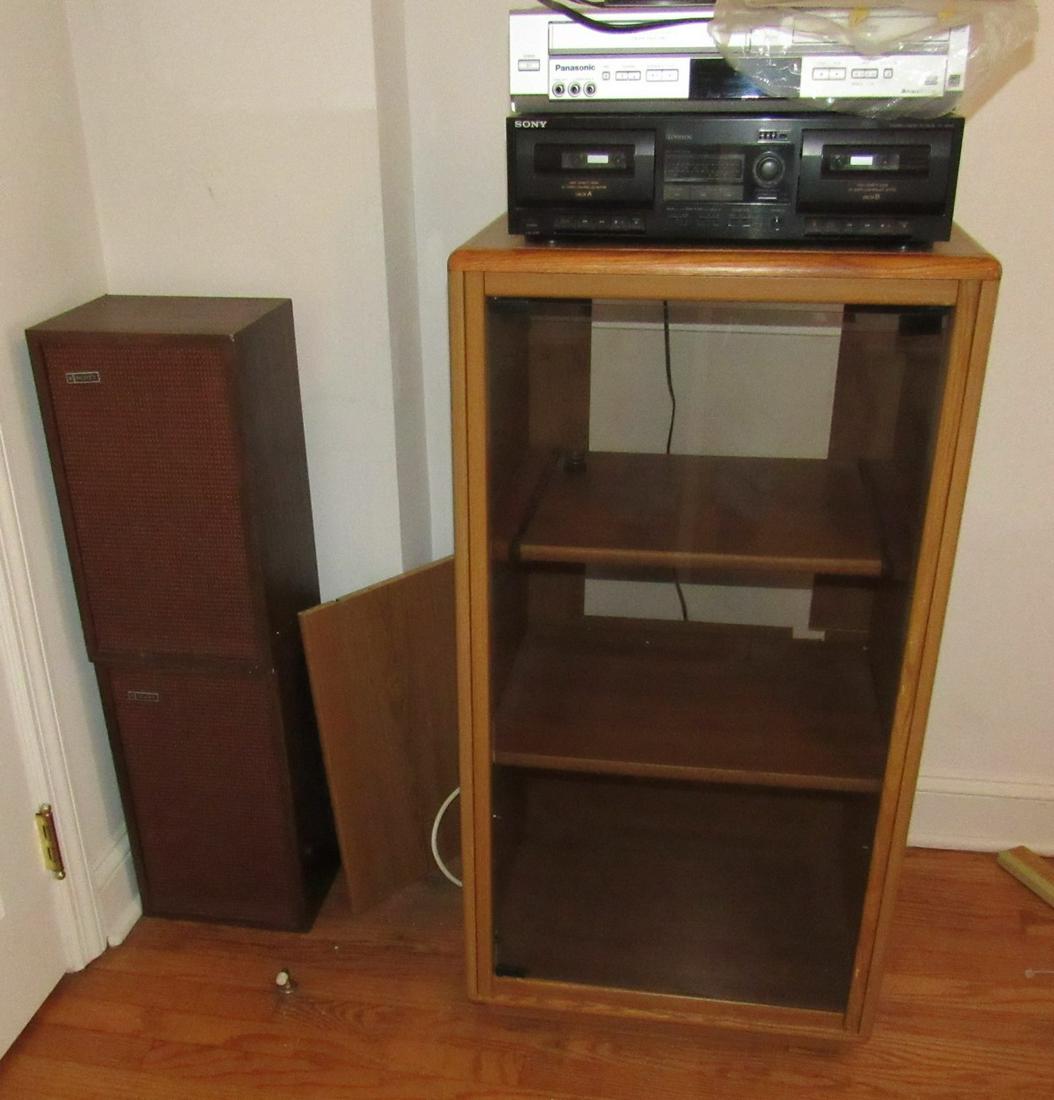 Scott Speakers Sony Stereo VHS Player: Getting all pictured