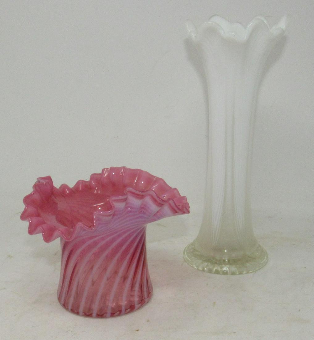 Fenton Vase: Tallest is approx 10" tall